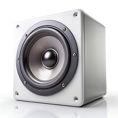 audio speaker isolated 