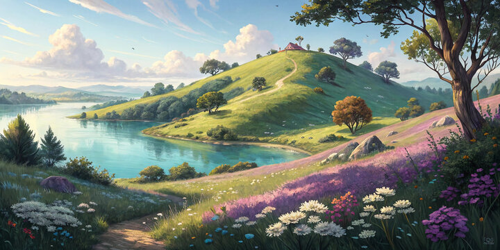 nature view also it can be said wallpaper or mobile them