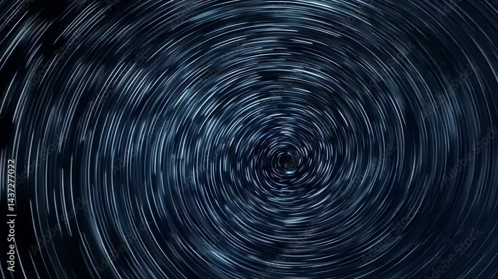 Poster dynamic swirling lights creating a mesmerizing spiral tunnel effect