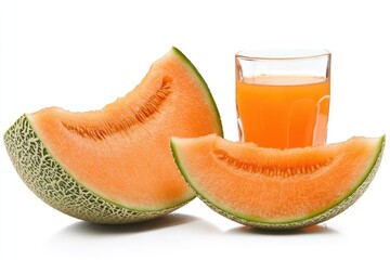Cantaloupe slices and juice (5)
