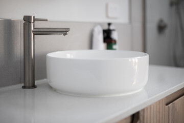 modern bathroom sink tap vanity basin white
