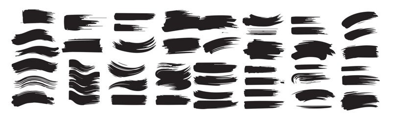 Set of vector paint brush stroke, ink splatter and artistic design elements. Dirty watercolor texture, box, frame, grunge background, splash or creative shape for social media. Abstract drawing