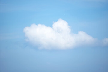 Cumulus Cloud Blue Sky Background Landscape.