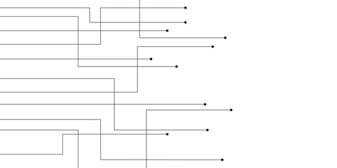 Abstract digital geometric background with connecting lines and dots. High-tech global network connection concept. Simple technology graphic background.