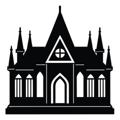 Obraz premium Buildings icons. Bank, Hotel, Courthouse. City, Real estate, Architecture buildings icons. Hospital, town house, museum. Urban architecture, city skyscraper. Classic set. Quality set. Vector