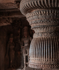 The Badami cave temples are a complex of four Hindu, Jain and, it is believed, Buddhist cave temples located near the small town of Badami. India.