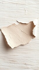 Peeling Paint on Weathered White Wood Surface