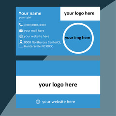 Professional Vector Business Card Design || Visiting Crad Design Postcard design template.  Professional Vector Business Card Design & Free vector company business card in color.Postcard design templa