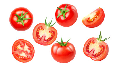set of red tomatoes