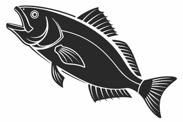 Fototapeta premium vector illustration of a fish