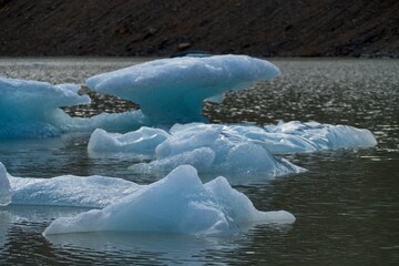 beautiful amazing glacier landscape in los glaciares national patk patagonia