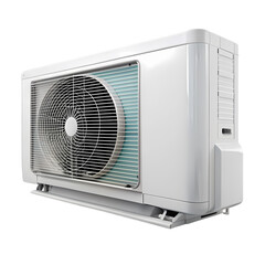 Obraz premium High-Efficiency Outdoor Air Conditioning Unit on Transparent background