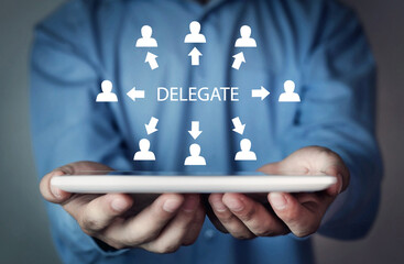 Concept of Delegate. Business. Organization and management