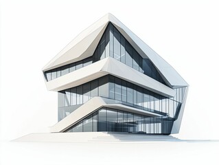 Fototapeta premium Modern Building Design