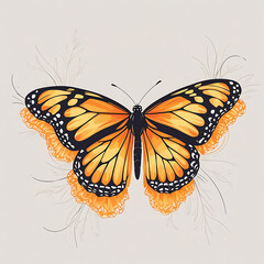 Fototapeta premium butterfly vector illustration
