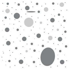 Random dots, circles. Dotted, speckles pattern. Pointillist, pointillism background. Stipple, stippling texture. Vector isolated on white background. EPS 10 . 
