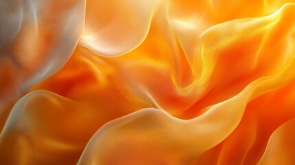 Obraz premium Rippling golden fabric sheer and luminous