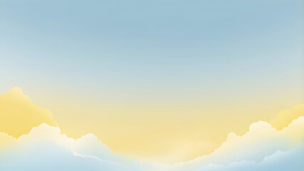 Fototapeta premium Abstract Light Blue Yellow Smooth Gradient Design Texture Pattern Modern Art Wallpaper Surface ai