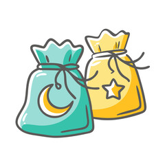 gift bags for eid icon, gift bags for eid vector illustration-simple illustration of gift bags for eid, perfect for gift bags for eid logos and icons
