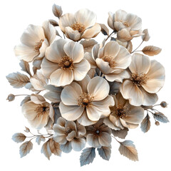 Elegant floral arrangement studio display digital art indoor close-up