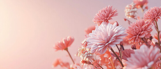 Floral Love Banner – Illustration for Celebrations
