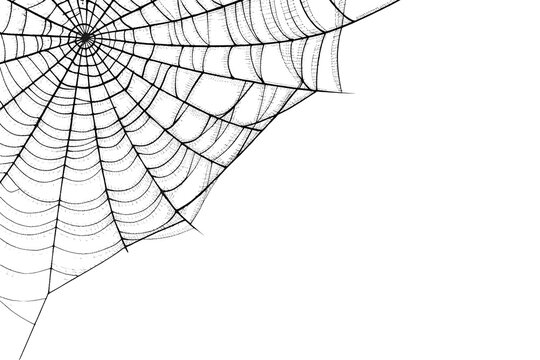 spider and web,  Spider web on transparent background, spider web