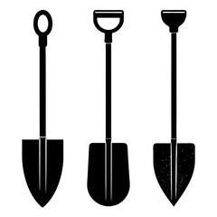 set of garden tools vector art illustration