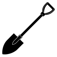 shovel isolated on white background