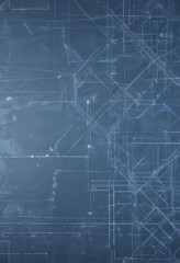 Abstract blueprint background, geometric shapes, technical lines, engineering design,  construction,  circle