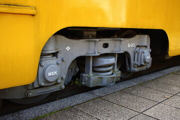 路面電車の車輪部分