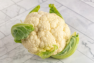 Fresh cauliflower cabbage for cooking