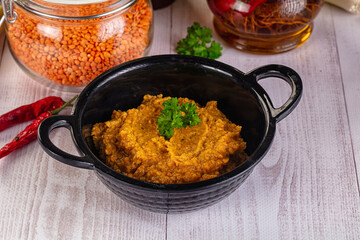 Indian cuisine - Lentil vegan dal