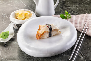 Japanese cuisine - sushi with eel