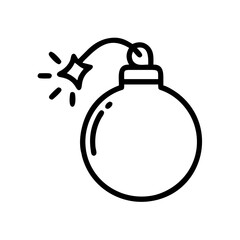 Hand Grenade Explosive Weapon Icon Design