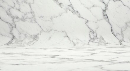 Fototapeta premium White Marble Surface Texture for Product Display or Background
