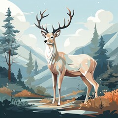 deer in the forest