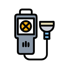 Radiation Detection Device Equipment Icon Design