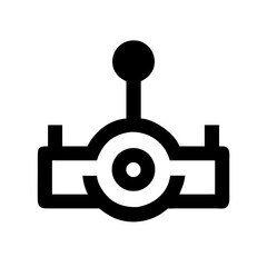 Valve Control Handle Mechanism Icon Design