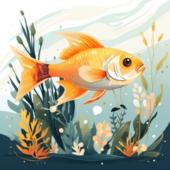 Fototapeta premium fish in the water