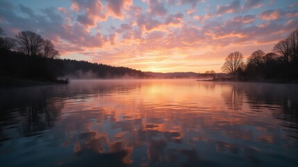 Obraz premium Tranquil Waters: Capturing the Essence of Peace