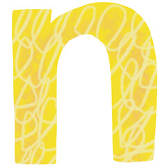 alphabet little monster concept