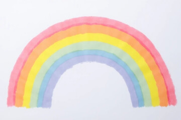 rainbows on a white background png image