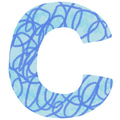 alphabet little monster concept