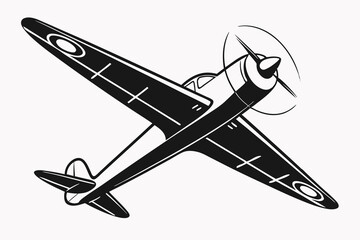 vector illustration of an airplane