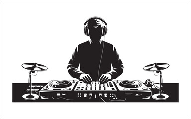 dj in action music 