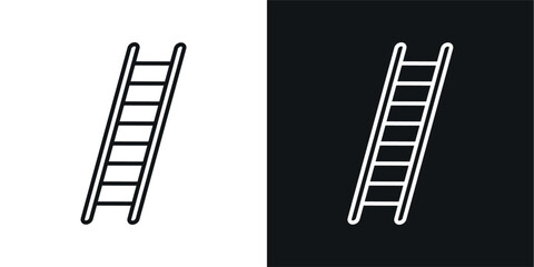 Ladder icon sign and symbol vector design