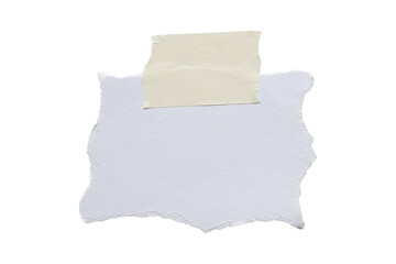 various pieces of masking tape isolated with clipping path on a white background.