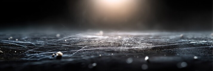 Abstract texture of a dark surface with light speckles
