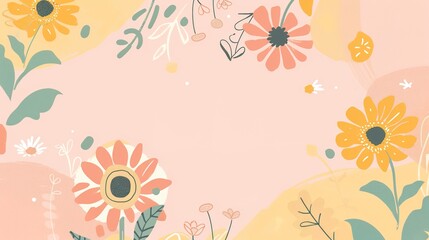 Mother's Day Sunflower Background: Concentrating Golden Radiance, Unfolding a Dazzling Scroll of the Interweaving of Passionate Affection and Profound Gratitude on Mother's Day