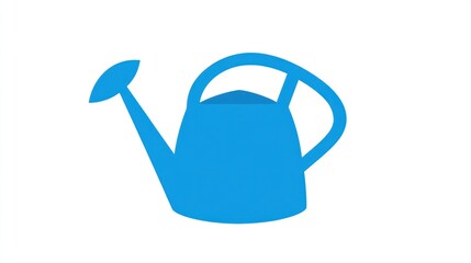 Blue watering can icon